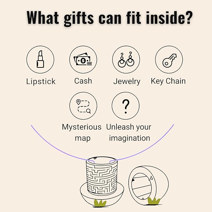 Maze Egg Money Puzzle Gift Box: Available in 4 Unique Internal Designs - Secret Cash Holder & Surprise Gift Container for Easter, Birthday, Wedding - Fun Brain Teaser Toy for Kids & Adults