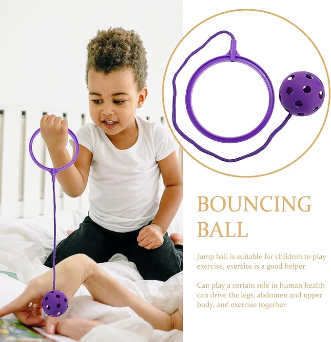 BESPORTBLE Ankle Skip Ball, Jump Ankle Ropes Skip and Jump Sports Swing for Girls Boys Gym Class Home Playground Exercising