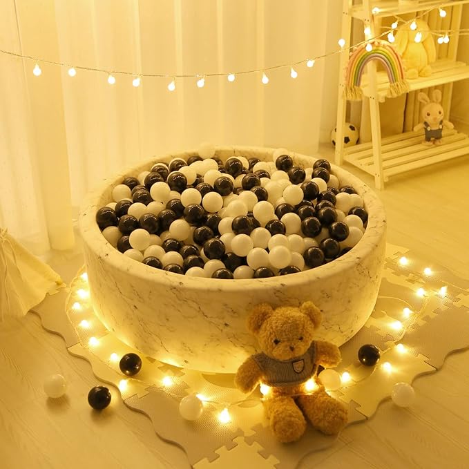 STARBOLO Ball Pit Balls for Toddlers Phthalate Free BPA Free Non-Toxic Crush Proof Play Balls for Toddlers Kids Pool Playhouse Pack of 100 200 500