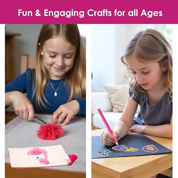 Chalk and Chuckles 7 Days of Arts & Crafts Kit – 30 Creative Activities for Kids Ages 9+