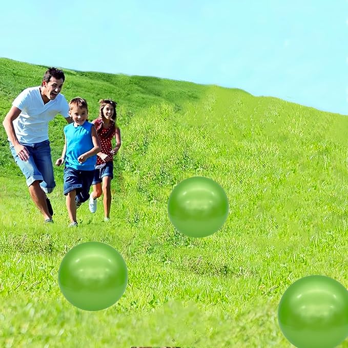 3 Pcs Inflatable Playground Balls 9 Inch Bouncy Balls with Hand Air Pump for Indoor Outdoor Play Balls for Kids