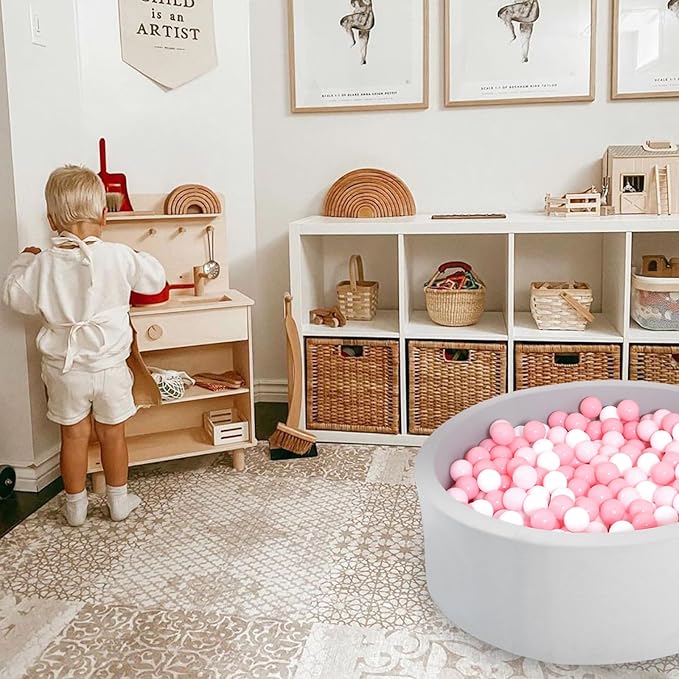 GOGOSO Ball Pit Balls for Toddlers Kids Plastic Balls for Ball-Pit Playpen Pool Baby Play Pastel BPA-Free Non Toxic Play Pastel Crush Proof Bal 50 100 200 500 1000 Count