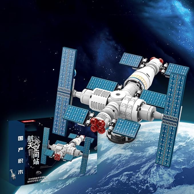 Vilbocr 96-Piece Space Station Building Blocks Set | STEM Educational Toys for Kids Ages 6-12 | Creative Astronaut Adventure Playset for Boys & Girls | Compatible with Major Brands