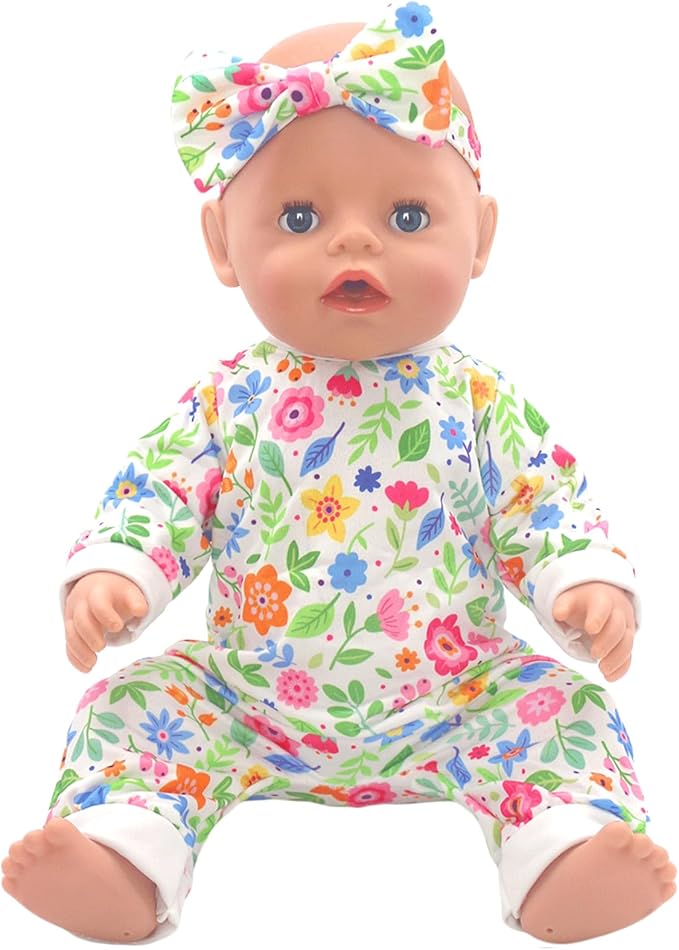 14-18 inch Doll Clothes and Accessories with Headband 5-Packs for 14-18 inch Doll (Not Include Doll)