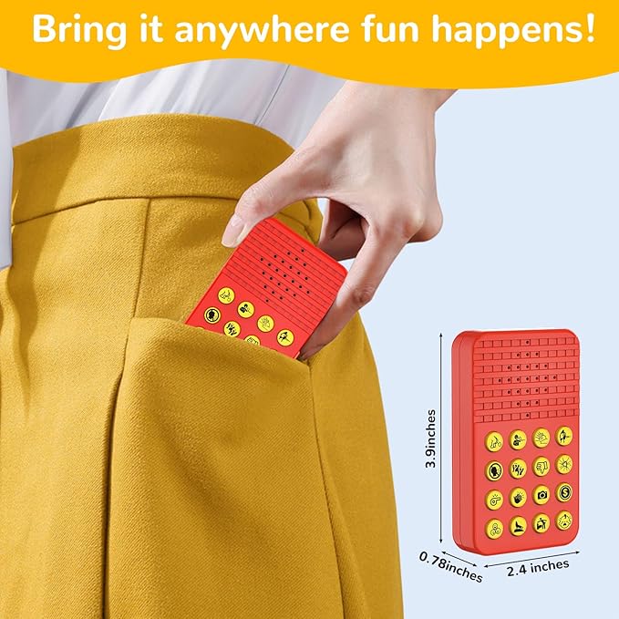 Sound Effects Machine - 16 Hilarious Sound Buttons for Kids - Easter Basket Stuffers for Teen Boys & Girls - Funny Cool Gag Gifts for Kids Birthday Gift for 4 5 6 7 8 Year Old Boy