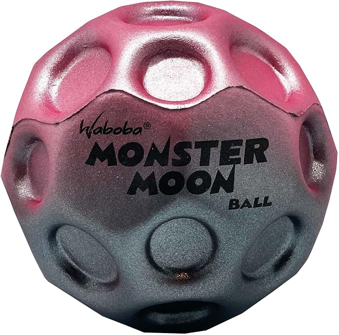 Waboba Monster Moon Ball - The New Larger Super Bouncing Ball - Atomic Berry