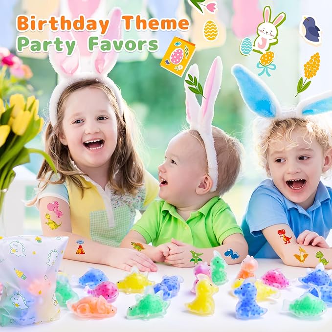 LEEHUR 24PCS Kawaii Squishies Mochi Squishy Toys for Party Favors Goodie Bags Stuffers, Stress Relief Squeeze Squishy Fidget Toys for Classroom Prizes Birthday Easter (24 Animal)