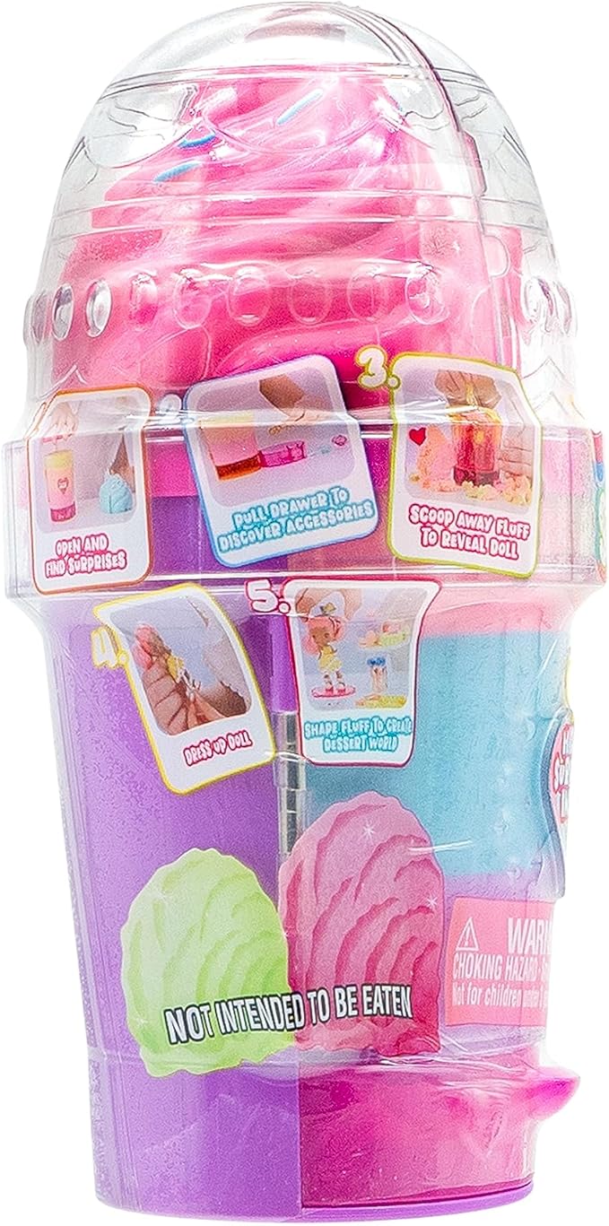 Collectible Dolls, 10 Surprise Pieces, Reusable Fluff & Mold Accessories, Sensory Play, Ages 3+