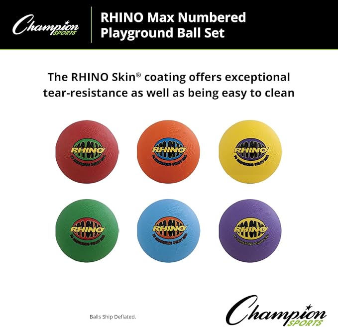 Champion Sports Rhino Max Playground Ball Sets - Available in Mulitple Activity Styles