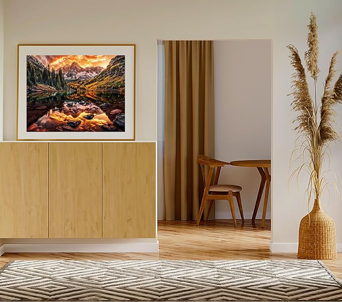 Jigsaw Puzzles for Adults,2 Pack Puzzles for Adults 1000 Pieces,Sunset Over Kirkjufell in Iceland & Maroon Bells, Nature Jigsaw Puzzles 1000 Pieces and up, for Women & Men