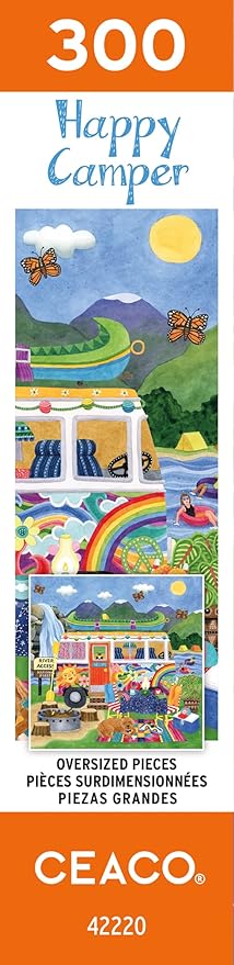 Ceaco - Happy Camper - Waterfall Camper - 300 Piece Jigsaw Puzzle