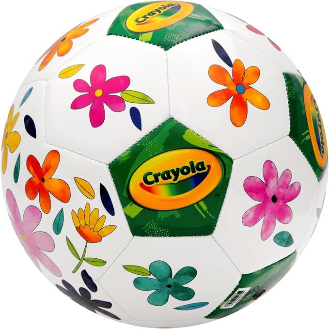 Crayola Official Soccer Ball - Unisex Kids - CRAY401BL Flower Size 5