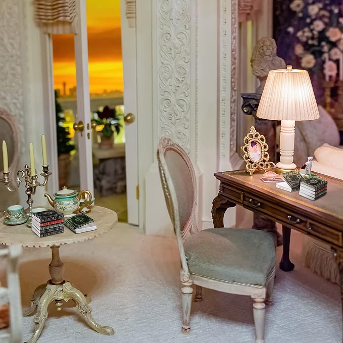 1: 12 Scale Miniatures Dollhouse Books Mini Miniatures Books Dollhouse Accessories Tiny Things Timeless Model for Library Decorations DIY Projects Girl Boy Doll Houses School Room (200 Pieces)