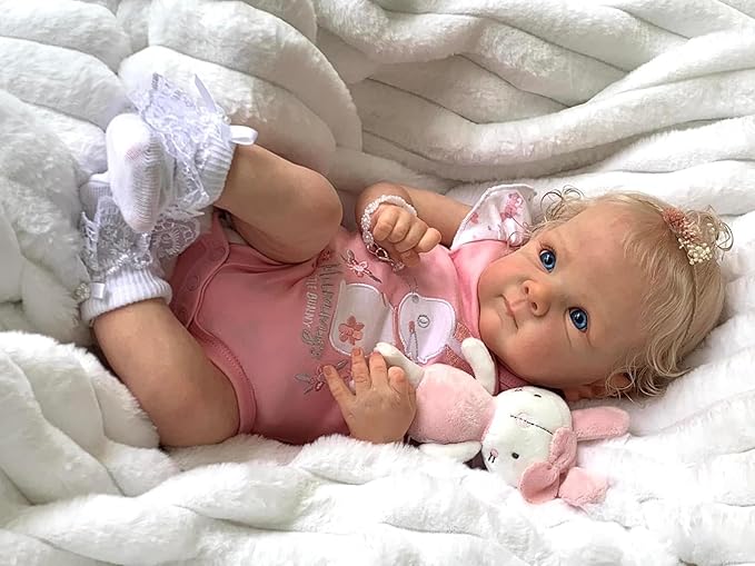 Zero Pam Reborn Baby Dolls Silicone Full Body, Realistic Baby Doll, 18 Inch Anatomically Correct, Real Baby Doll That Look Real Life Reborn Dolls with Accessories