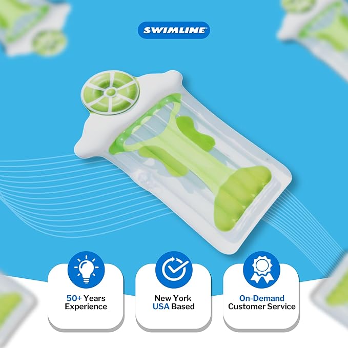 SWIMLINE Inflatable Swimming Pool Float Lounger Raft Mattress, Fun Mat, Margarita, Green