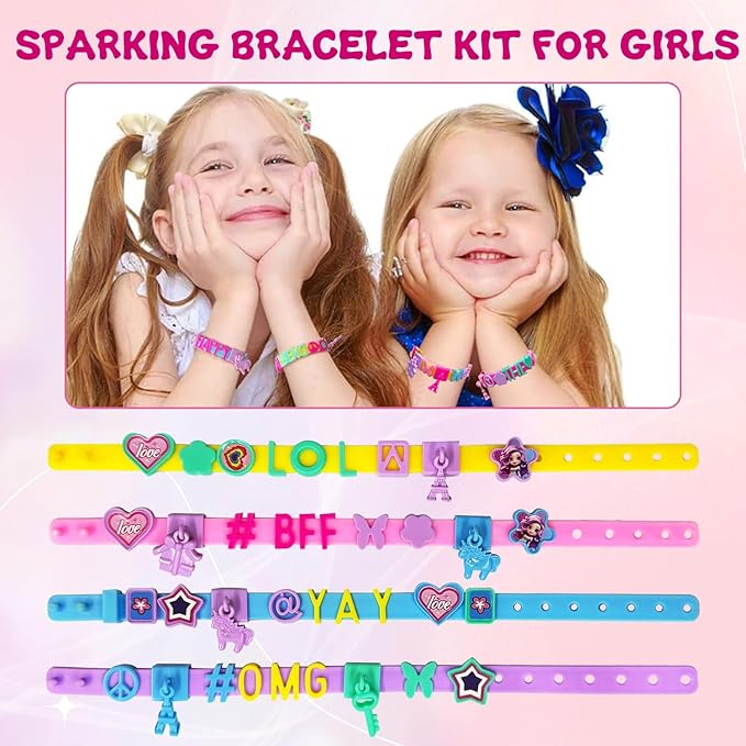 Friendship Bracelet Making Kit for Girls, Birthday Gifts Art & Craft Kits for Kids, DIY Jewelry Making Kit, Girls Present for Ages 5-12, Toys for Age 5, 6, 7, 8, 9, 10, 11, 12 Years Old
