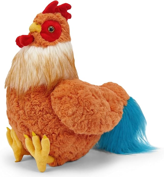 Tezituor Giant Easter Chicken Stuffed Animal, Cuddly Realistic Big Chicken Plush Toy, Large Rooster Stuffed Animals,18 Inch Soft Rooster Stuffy Farm Chick Plushie Kids Girls Boys Christmas Birthday