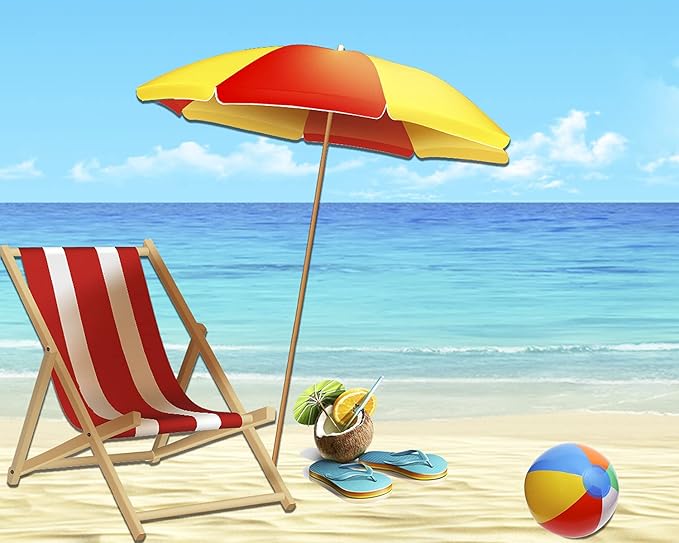 PENTA ANGEL Beach Balls 2PCS 12 Inch Inflatable/Blow Up Classic Rainbow Color Summer Swimming Pool Party Favors Water Toy Beachball for Women Men Adults Playing