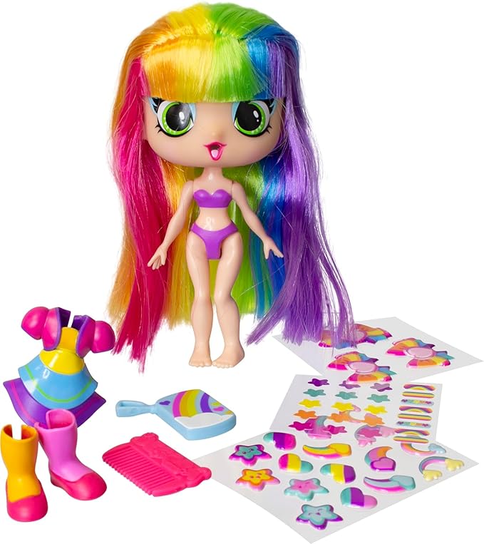Lansay Decora Girlz - Mini Fashion Dolls to Personalize - Decorate - Ages 4+