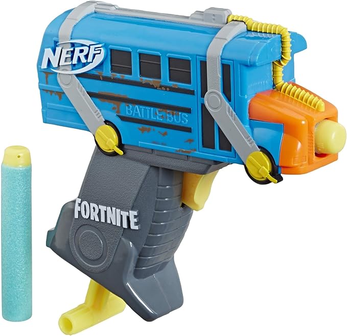 Nerf MicroShots Fortnite Rainbow Smash - Mini Dart-Firing Blaster and 2 Official Elite Darts - for Youth, Teens, Adults