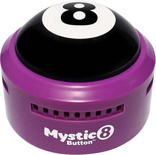 Mystic 8 Button - (15 Different Audio Answers) | New Generation of Traditional Magic 8 Ball | Ask a YES or NO Question | Eight Ball | Fortune Telling Ball