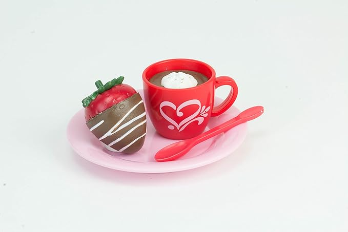 18 Inch Warm Your Heart Doll Accessories Food Set Perfect for the American Baking Girl. Includes Hot Cocoa, Cake Pops, Cookies and More Mini Doll Food by Sophia's, 12 piece set