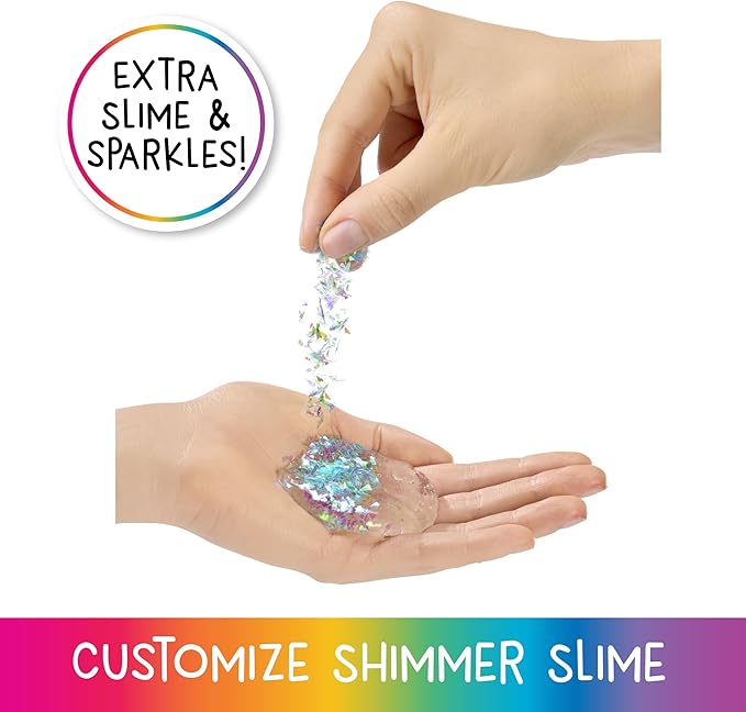 Rainbow High Rainbow Shimmers with Slime – Skyler, Blue 11” Fashion Doll, Create a Rainbow Doll, Slime Kit, Pet Bunny, Kids Gift 4+