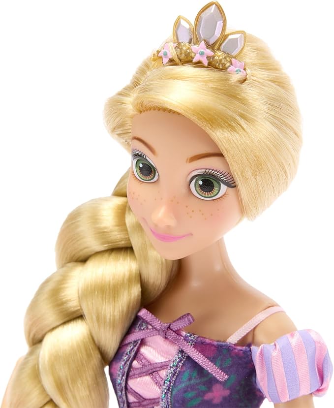 Disney Store Official Princess Ballet Doll - 11 Inch Rapunzel Ballerina Doll - Includes Brush with Molded Details, 2 Tutu Outfits, Accessories and Pascal Figure - Disney Princess Toys for Girls