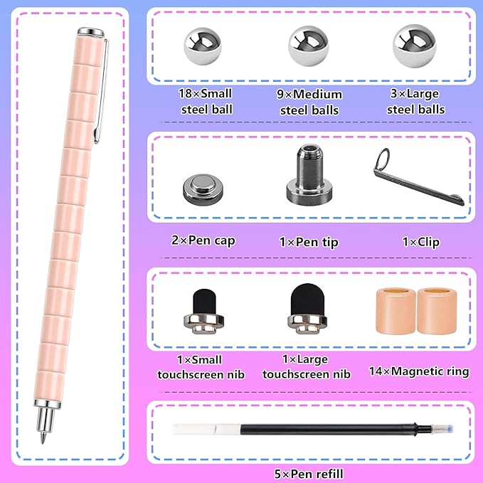 Fidget Pen Gifts For Teenage Girls - Easter Basket Stuffers For Teen Girls, Anniversary Valentines Day White Elephant Gifts Ideas, Cool Gadget Fidget Toys Unique Birthday Gift School Supplies College