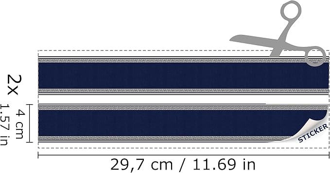 Self-Adhesive Carpet with Real Textile Structure for Dollhouses Scale 1:12 (Greek Blue)