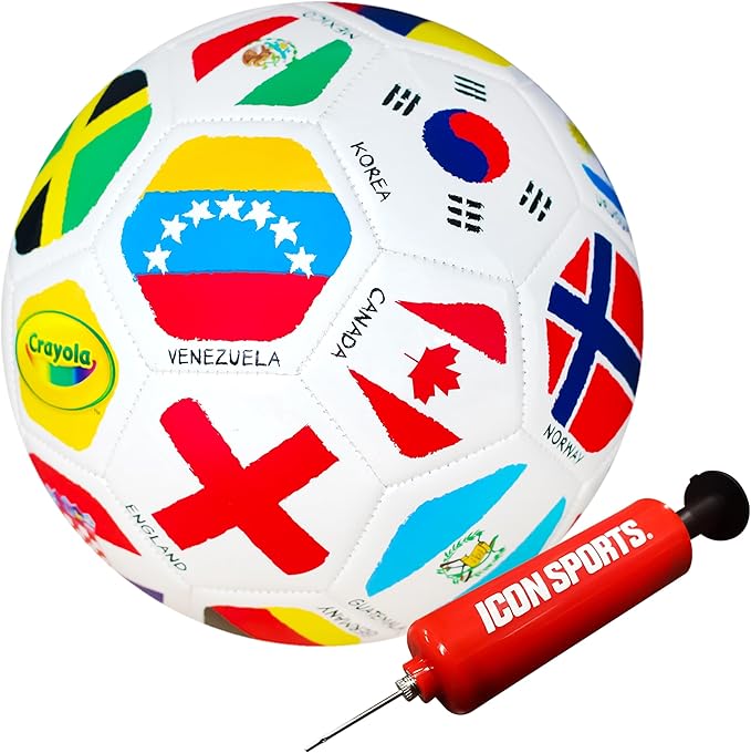 Crayola Official Soccer Ball - Unisex Kids - International Size 5