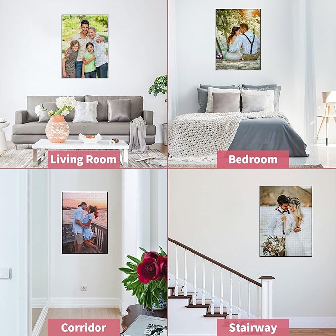 Custom Puzzle 35/70/100/120/300/500/1000/1500/2000 Pieces Personalized Puzzles from Photos, Custom Picture Puzzles Customized Jigsaw Puzzle for Adults Teens Family Couple Lover Wedding Birthday Gift