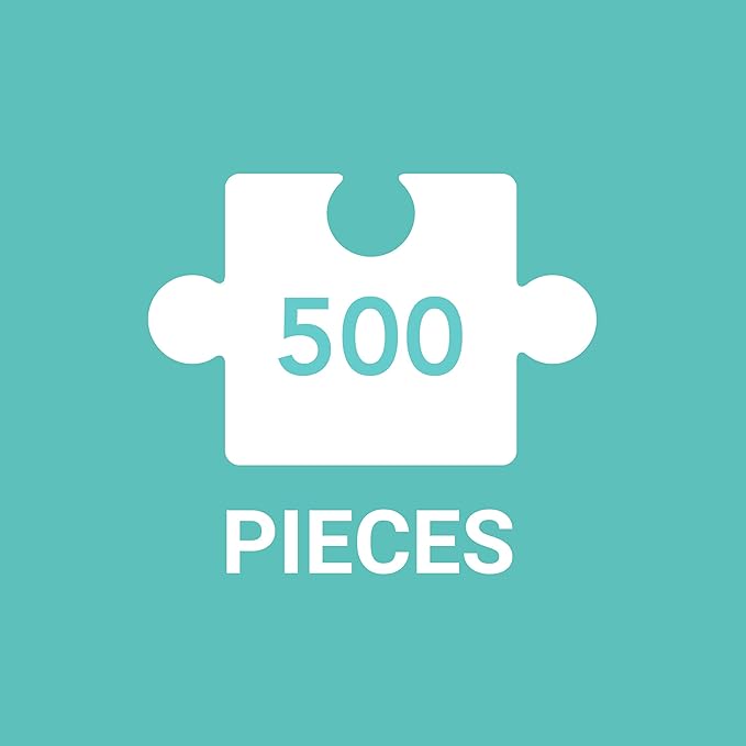 Galison Grow Through What You Go Through 500 Piece Puzzle from Galison - Fun and Unique 500 Piece Puzzle, Featuring The Artwork of Gia Graham, Thick and Sturdy Pieces, Great Gift Idea