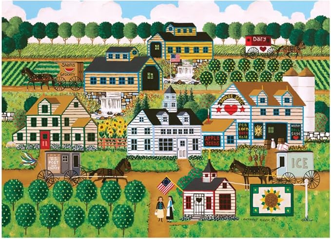 RoseArt - Home Country - Yankee Seed Co. - 1000 Piece Jigsaw Puzzle for Adults