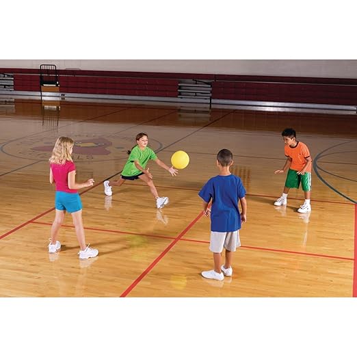 S&S Worldwide Spectrum™ Playground Balls, 8-1/2" - Set of 6 Bright Colors, Durable Rubber for Action-Packed Fun!