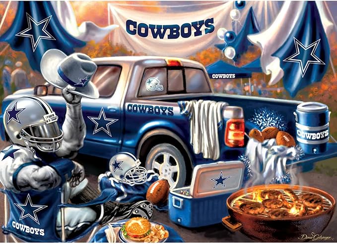 MasterPieces - 1000 Piece Jigsaw Puzzle, NFL Dallas Cowboys, Fun for Adults and Family, Non-Glare Finish, 19.25"x26.75"