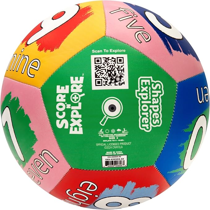 Crayola Official Soccer Ball - Unisex Kids - CRAY201BL Number Size 5
