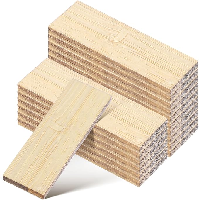 Toyvian 40 Pcs Miniature Dollhouse Flooring: Self Adhesive Floor Peel Boards Stickers, Mini DIY Flooring Wood Grain Tiles Doll House Accessories (Light Brown)