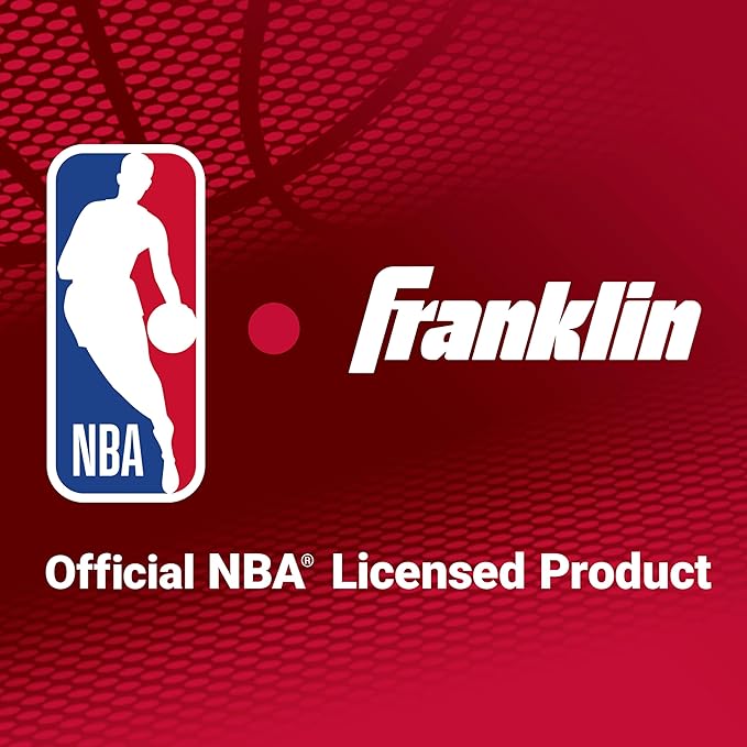 Franklin Sports NBA Alley-Hoop Kids Inflatable Toy Basketball Hoop Set - Indoor + Outdoor Mini Inflatable Hoop + Basketball Set for Kids Ages 3+ - Boys + Girls Basketball Toy - 48" Inches