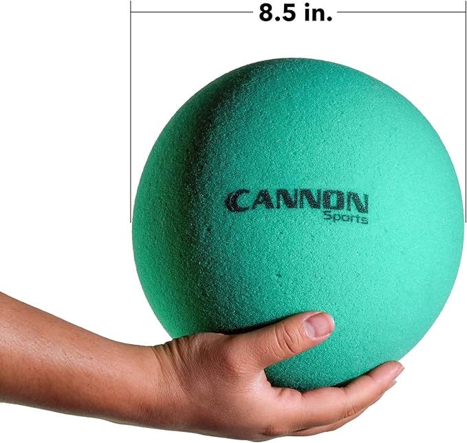 Cannon Sports Soft Foam Ball – Uncoated Medium Density Ball - Lightweight, Safe Play, Indoor/Outdoor Fun - Great for Volleyball, Basketball, Soccer, Dodgeball, and More