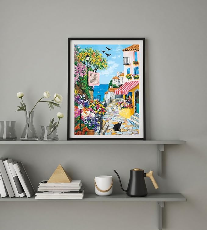 Jigsaw Puzzles for Adults 1000 Pieces, Interlock Perfectly No Dust, Impossible Difficult Hard Fun 1000 Piece Jigsaw Puzzles for Adults-1:1 Poster-Charming Coastal Path