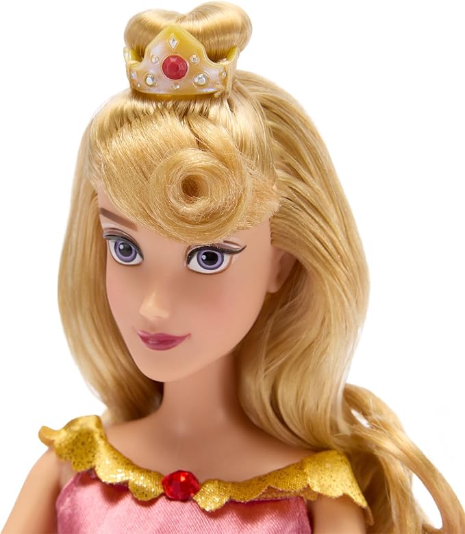 Disney Store Official Princess Ballet Doll - 11 Inch Aurora Ballerina Doll - Includes Brush with Molded Details, 2 Tutu Outfits, Accessories and Owl Figure - Disney Princess Toys for Girls