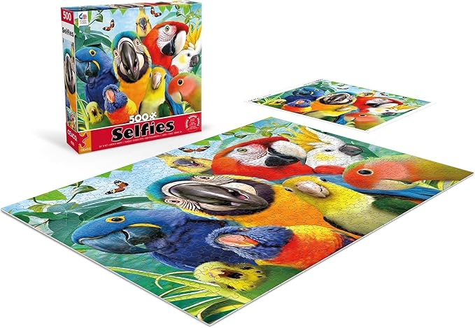 Ceaco - Selfies - Perfect Parrot - 500 Piece Jigsaw Puzzle