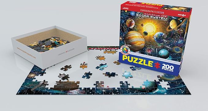 EuroGraphics Exploring The Solar System 200 - Piece Puzzle