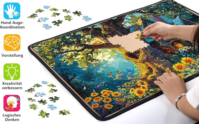 Jigsaw Puzzles for Adults 1000 Pieces, Interlock Perfectly No Dust, Impossible Difficult Hard Fun 1000 Piece Jigsaw Puzzles for Adults-1:1 Poster-Sweet Tree House