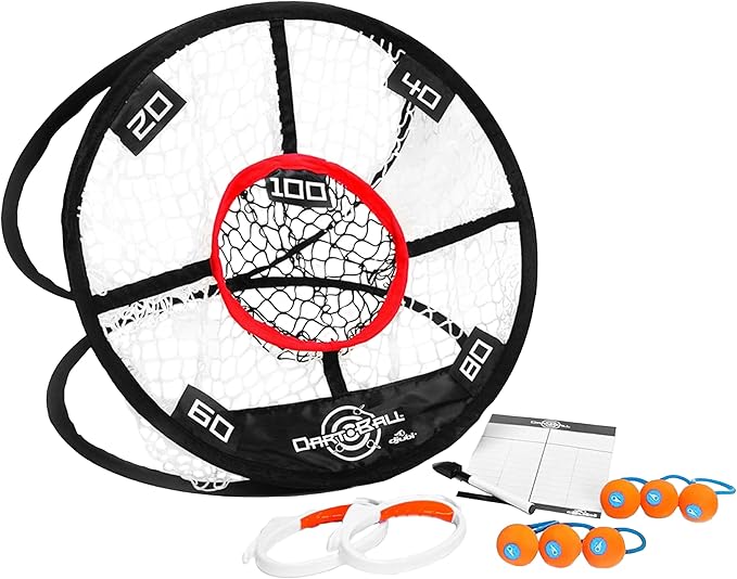 Djubi Dartball, Best Gifts for Kids and Teens All Ages 8 & Up - Slingshot Outdoor Beach, Lawn, & Tailgating Family Game - Toys Gifts for 8 9 10 11 12 13 Year Old Boys