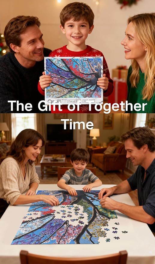 Tree of Life Jigsaw Puzzle 1000 Pieces for Adults – Colorful Nature Art Puzzle, Unique Puzzle for Gift, Family Fun & Home Decor Perfect Snap, 27.6 x 19.7 in, Hipazous