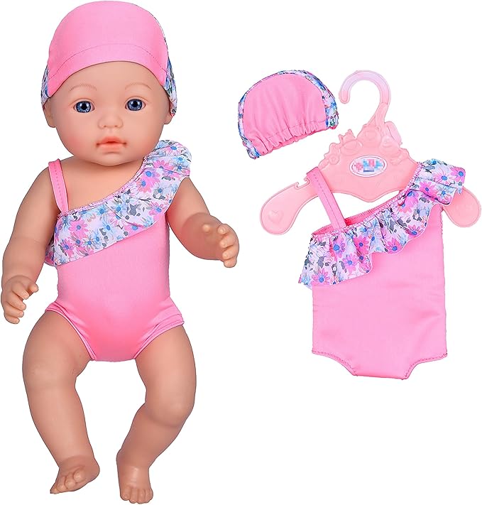 ebuddy 6 Sets Doll Clothes Outfits for 43cm New Born Baby Dolls, 15inch Baby Dolls, American 18 inch Girl Doll