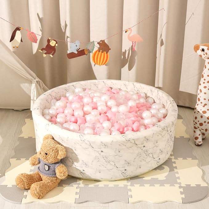STARBOLO Star Ball Pit Balls for Toddlers -500pcs Phthalate Free BPA Free Non-Toxic Crush Proof Play Balls Play Tent Pool Playhouse Playpen Party Decoration.