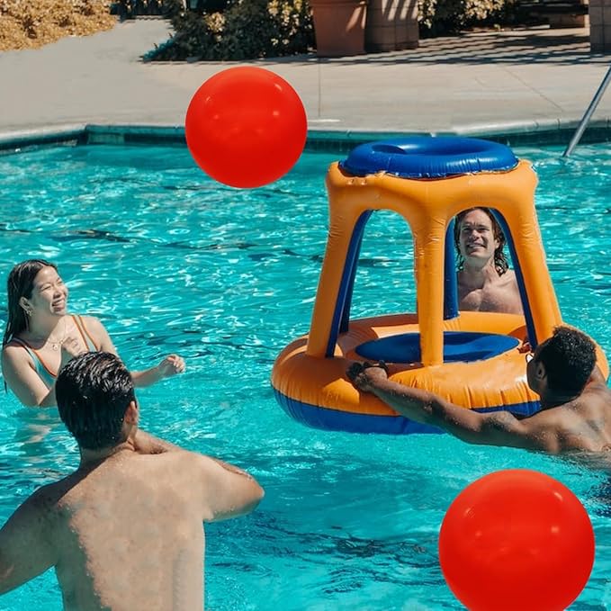 6 Pack Beach Balls, Large Inflatable Beach Balls Bulk, for Parties, Beach, Pools & Play